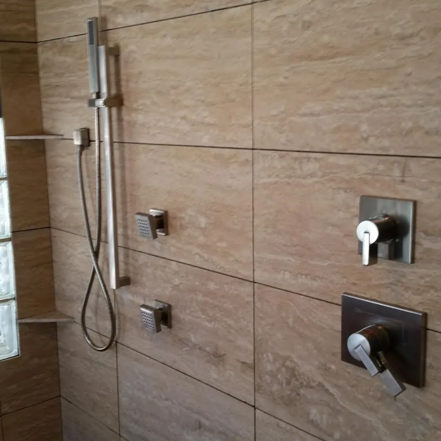 Shower fixture installation for Water Heater Replacement in Covington